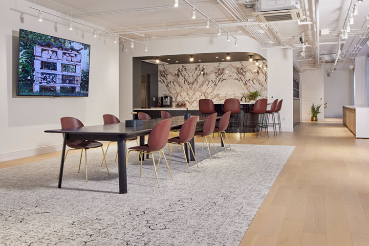 Sustainable elegance in showroom